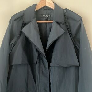 rag & bone | Lightweight Black Trench Coat